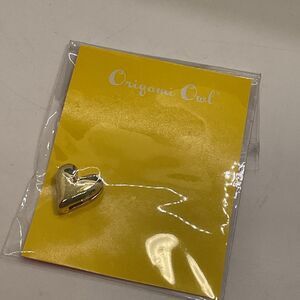 Origami Owl Gold Heart Slider Charm
